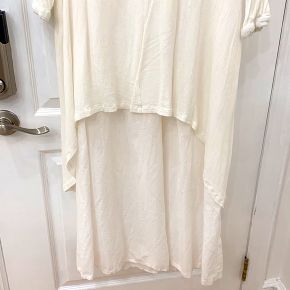 Two-tier flowy cotton dress - Picture 3 of 3